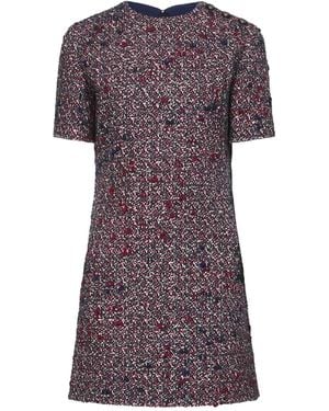 Gucci Gg Tweed Dress - Purple