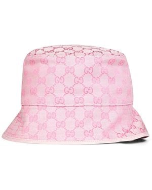 Gucci Light Gg Canvas Bucket Hat - Pink