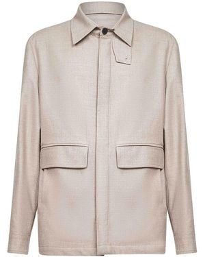 D 40 Giacca Camicia Chet - Bianco