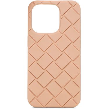 Bottega Veneta Custodia Per Iphone 15 Pro - Neutro
