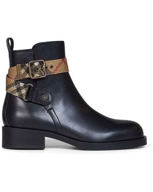 Burberry Stivaletti Huntley - Blu