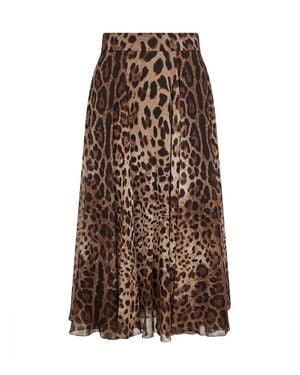 Dolce & Gabbana Midi Skirts - Brown