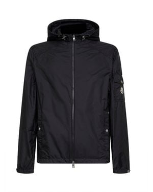 Moncler Etiache Hooded Waterproof Jacket - Black