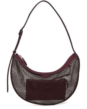 Alaïa Garnet One Piece Demi Lune Shoulder Bag - Metallic