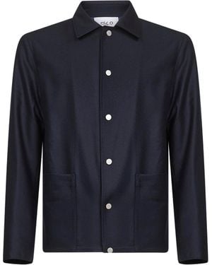 D 40 Virgin Wool Chore Jacket - Blue