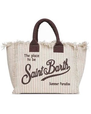 MC2 Saint Barth And Cream Vanity Handbag - Natural