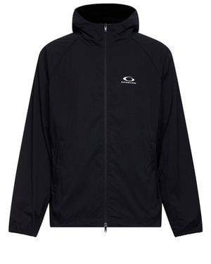 Balenciaga Hooded Technical Tracksuit Jacket - Blue