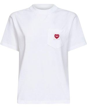 Carhartt W' S/S Pocket Heart T-Shirt - White