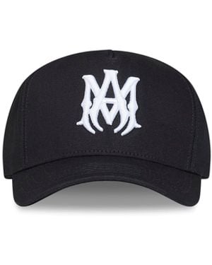 Amiri Cotton Full Canvas Ma Baseball Cap - Black