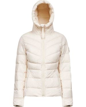 Canada Goose Giacca Con Cappuccio Clair Tonal Label Avorio - Bianco