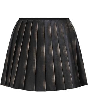 DIESEL O-Saka-Mini Pleated Miniskort - Black