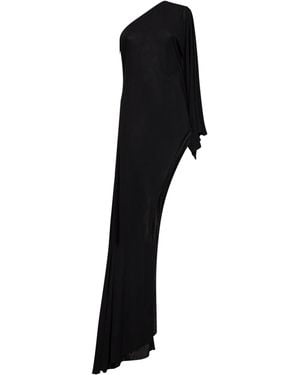 Gucci Abito Lungo Asimmetrico - Nero