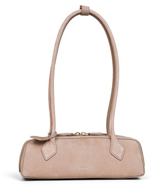Alaïa Mist Le Teckel Small Shoulder Bag - Natural