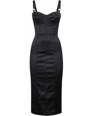 Dolce & Gabbana Midi Dresses - Black