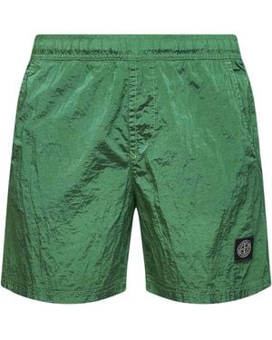 Stone Island Shorts Da Mare - Verde
