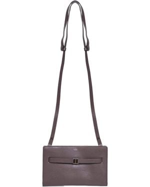 TOTEME Bark Belted Crossbody Bag - Green