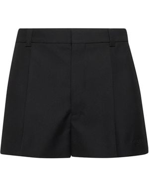 Gucci Wool Twill Shorts - Black