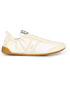 Chloé Buttercream Kick Trainers - White
