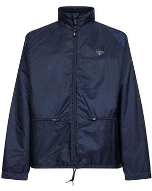 Prada Abbigliamento Re-Nylon Hooded Jacket - Blue