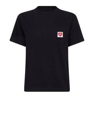 Carhartt W' S/S Pocket Heart T-Shirt - Black