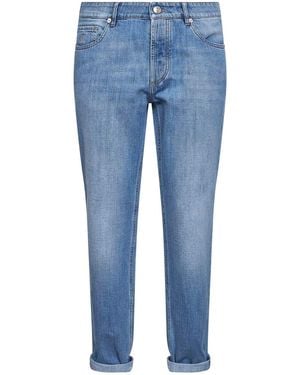 Brunello Cucinelli Light Denim Traditional Fit Jeans - Blue