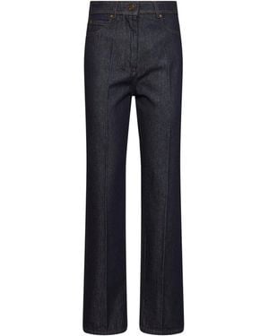 Max Mara Midnight Mxmabbono Barrel-Leg Jeans - Blue