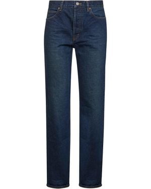 Saint Laurent Heritage Denim Nico Low-Rise Jeans - Blue