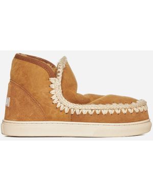 Mou Cognac Eskimo Sneaker - White