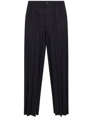 Homme Plissé Issey Miyake Edge Ensemble Trousers - Blue
