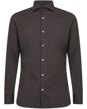 D 40 Stretch Jersey Shirt - Black