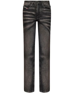 DIESEL Denim D-Liet-Fsj Regular Mid-Rise Jeans - Grey