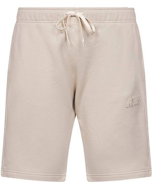 Autry Cotton Logo Sweatshorts - White