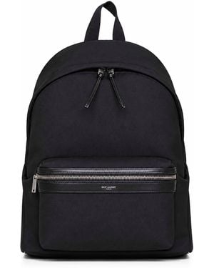 Saint Laurent City Backpack - Black
