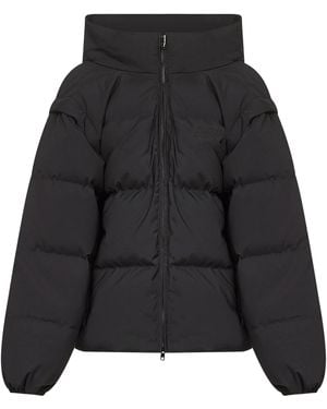 MM6 by Maison Margiela Convertible Padded Jacket - Black