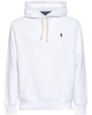 Polo Ralph Lauren Cotton Blend Hoodie - White