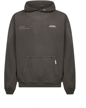 Represent Felpa Con Cappuccio Patron Of The Club - Grigio