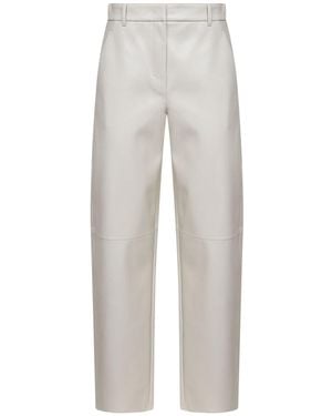 Max Mara Sand Smmsospiro Barrel Trousers - White