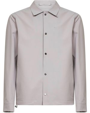 Herno Double Bi-Stretch Essence Shirt Jacket - Gray