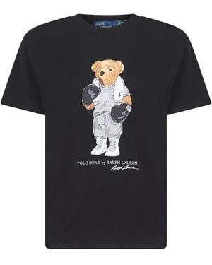 Polo Ralph Lauren Cotton Jersey Polo Bear T-Shirt - Black