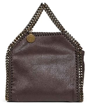 Stella McCartney Mahogany Falabella Tiny Tote Bag - Brown