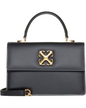 Off-White c/o Virgil Abloh Jitney 1.4 Leather Bag - Black