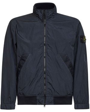 Stone Island Lightweight Nylon Rep Jacket - Blue