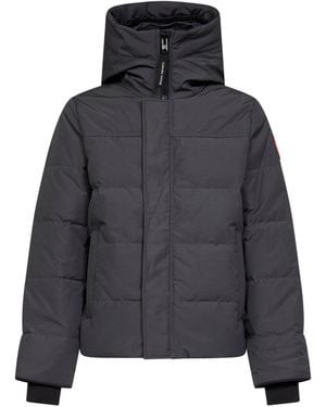 Canada Goose Macmillan Hooded Padded Jacket - Black