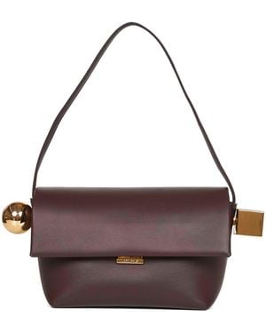 Jacquemus Midnight The Rond Carré Shoulder Bag - Brown