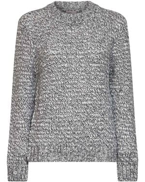 Herno Resort Melange Alpaca-Blend And Lurex Resort Jumper - Grey
