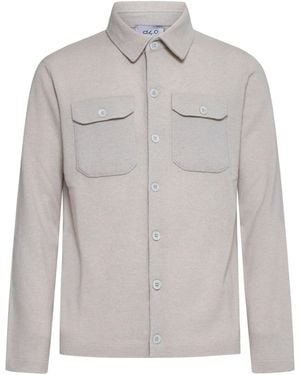 D 40 Cashmere Shirt Jacket - Grey