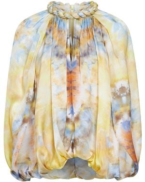 Zimmermann Blouse Alchemy Silk - White