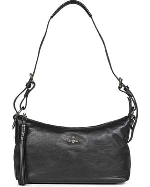 Vivienne Westwood Leather Emma Shoulder Bag<Br - White