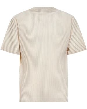 Homme Plissé Issey Miyake T-Shirt Duomo - White