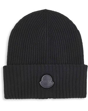Moncler Genius Wool Moncler X Ee72 By Edward Enninful Beanie - Black